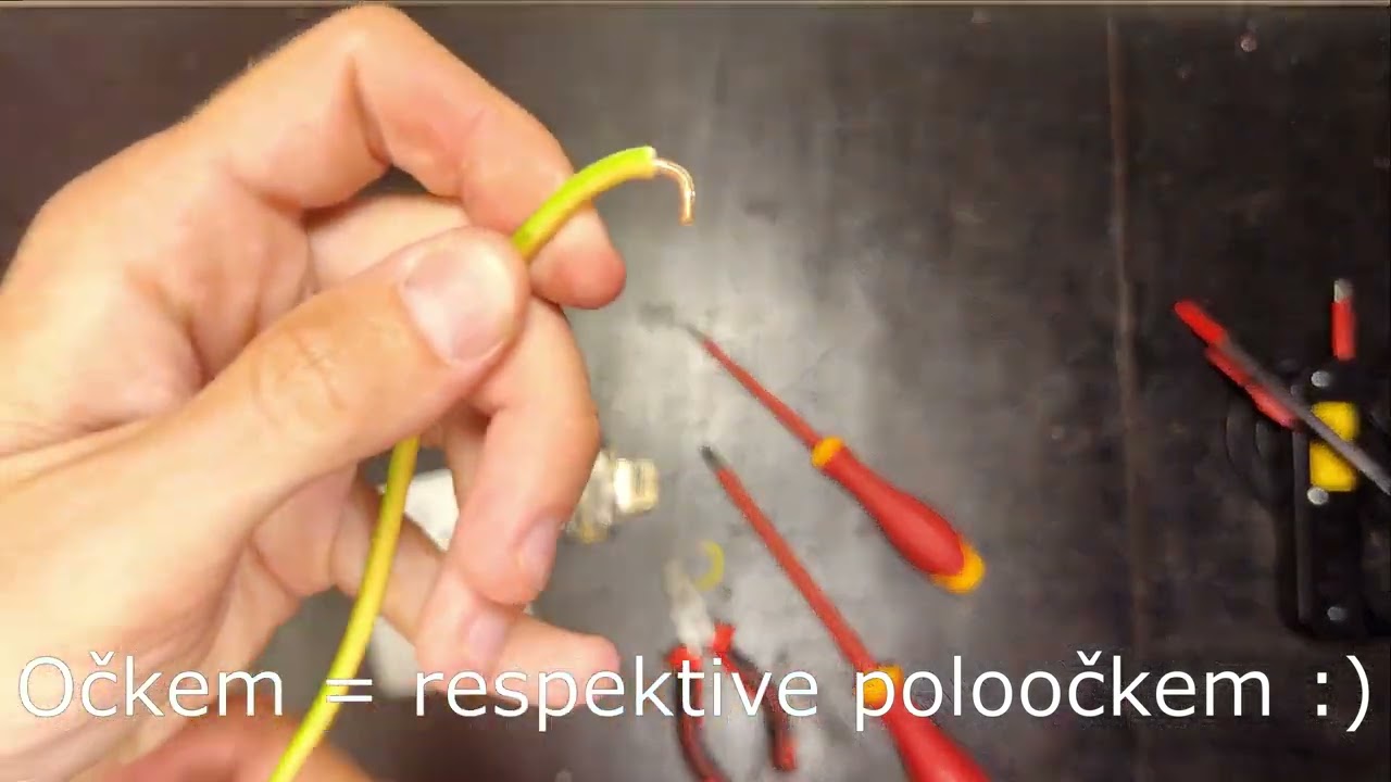 Připojení zásuvky v síťi TN-C, 2 hliníkové vodiče (L+PEN) (Elektrika pro začátečníky)