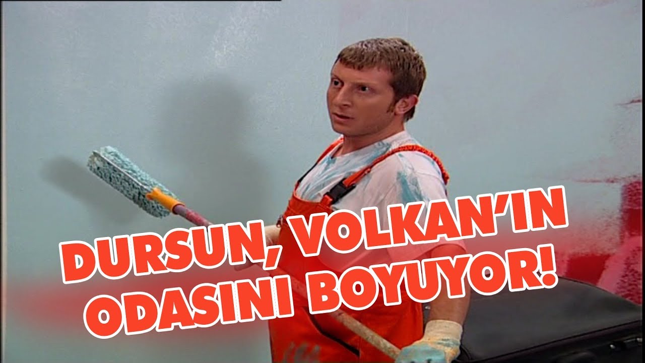 Dursun, Volkan'ın odasını boyuyor - Avrupa Yakası
