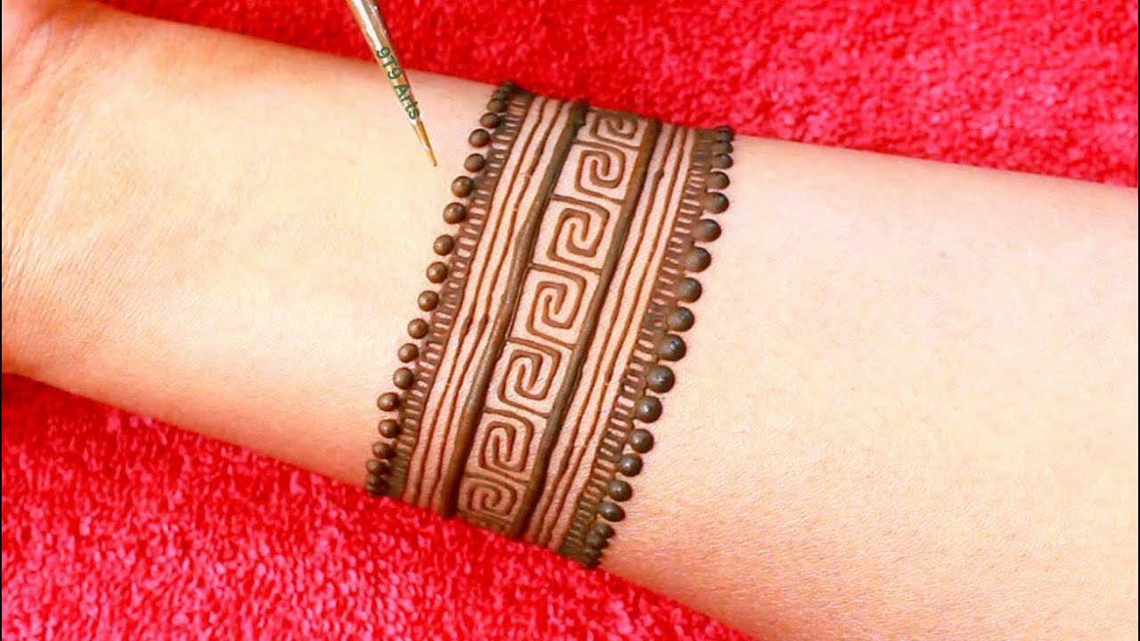 Eid special Simple mehndi design for hand||Easy mehndi design | Dulhan mehndi #9t9arts #9t9mehndi