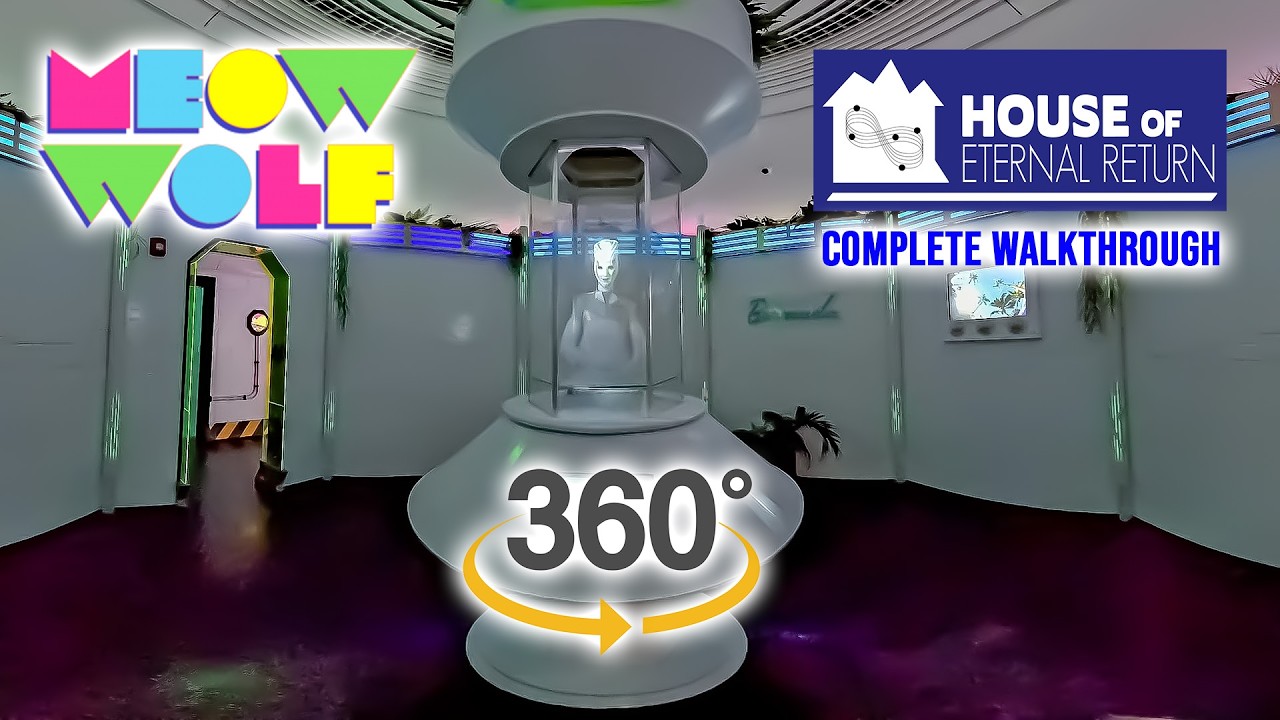 VR 360 Meow Wolf Santa Fe   House of Eternal Return Complete Walkthrough 2026 01 15