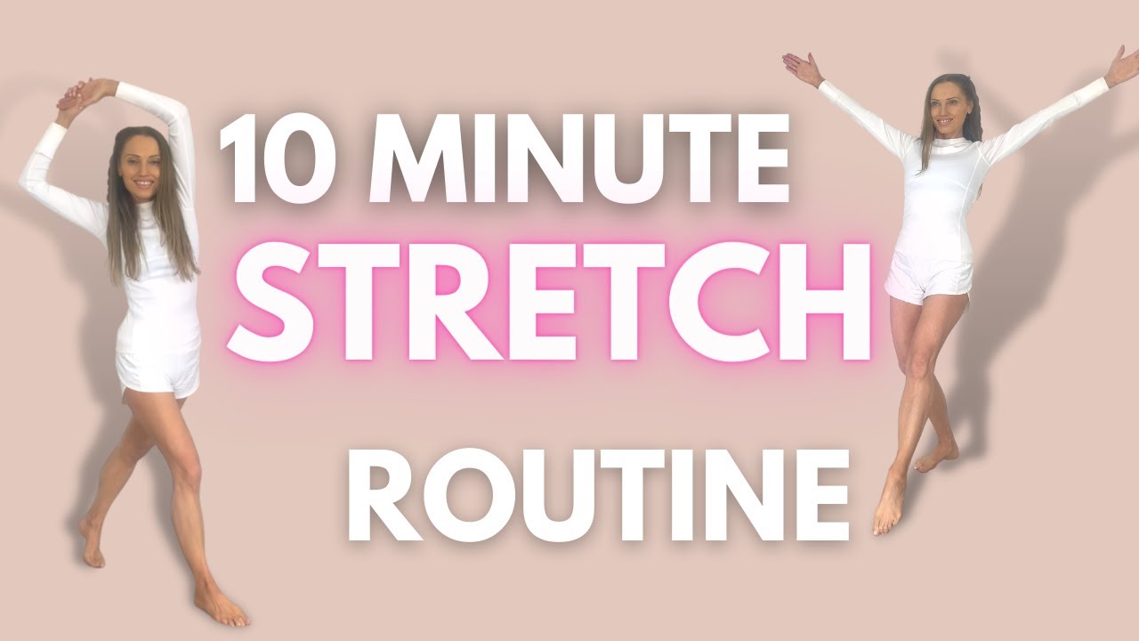 At Home 10 Minute Stretch Routine - All Standing Moves to help improve your Flexibility and Mobility