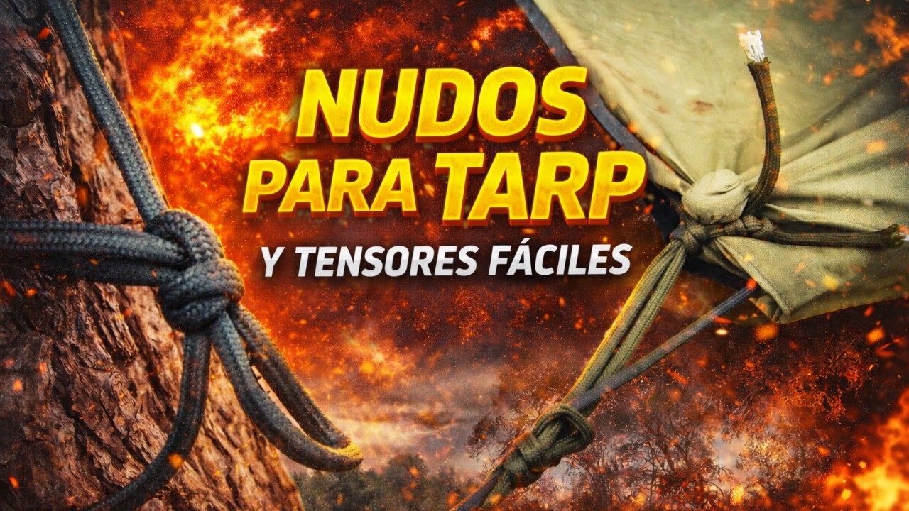 Nudos Para Tarp Tensores Fáciles + Truco Para Abrir Nudos