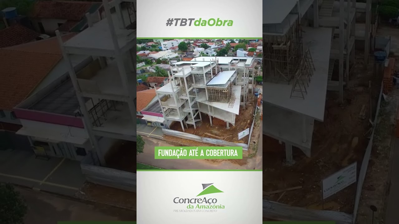 #TBT da obra - Construgal (Cacoal/RO) - Concrea&ccedil;o da Amaz&ocirc;nia
