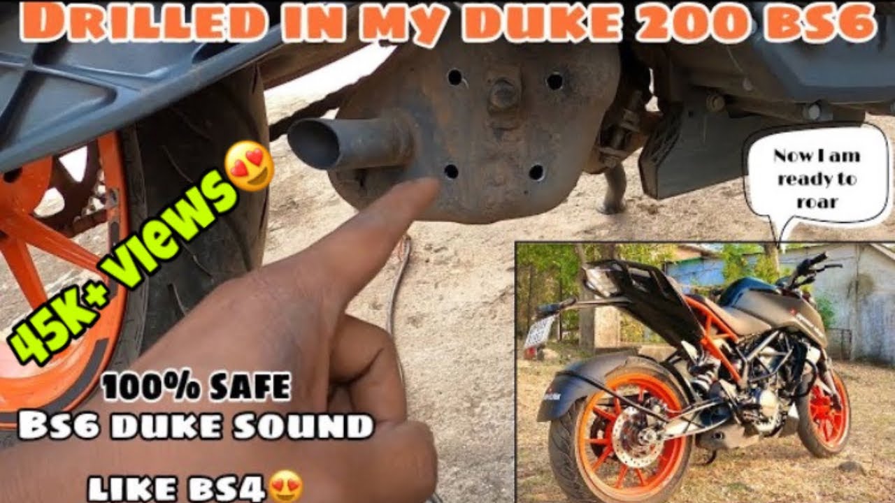 Duke Bs4 Sound In Duke 200 Bs6🥵| Drill In My Duke 200 Bs6😱| Duke Bs6 Exhaust🔥 #duke200 #dukebs6