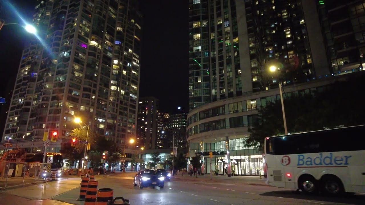 [4K] Toronto Downtown Walking Tour: Lower Jarvis to Yonge St via Lake Shore Blvd