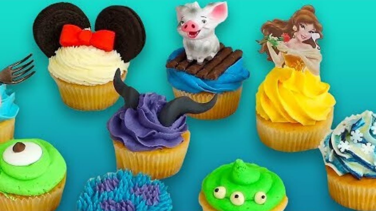 Disney Cupcakes 8 Ways | Disney Cupcake Recipes | Disney Themed Desserts | Craft Factory