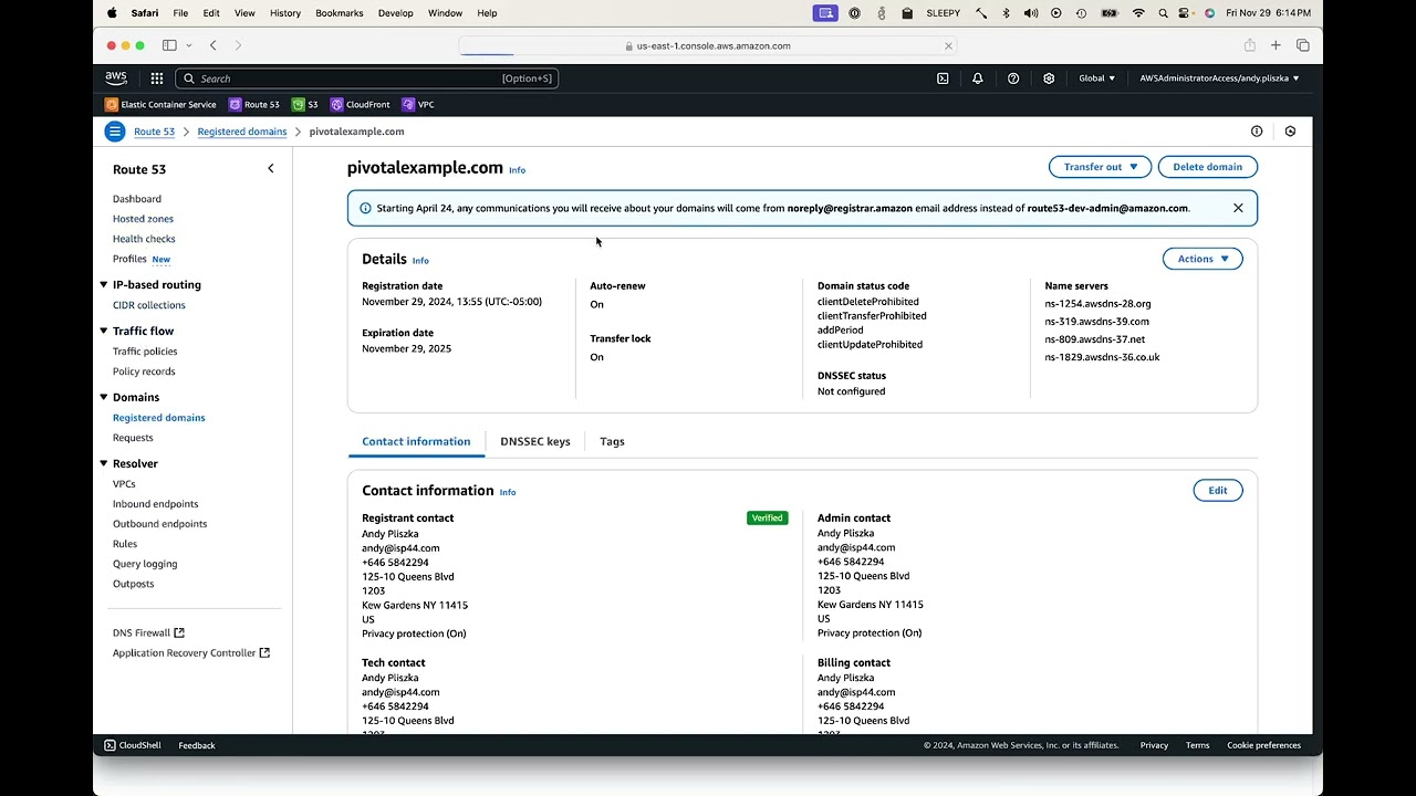 Configure Route53 DNS Hosted Zone