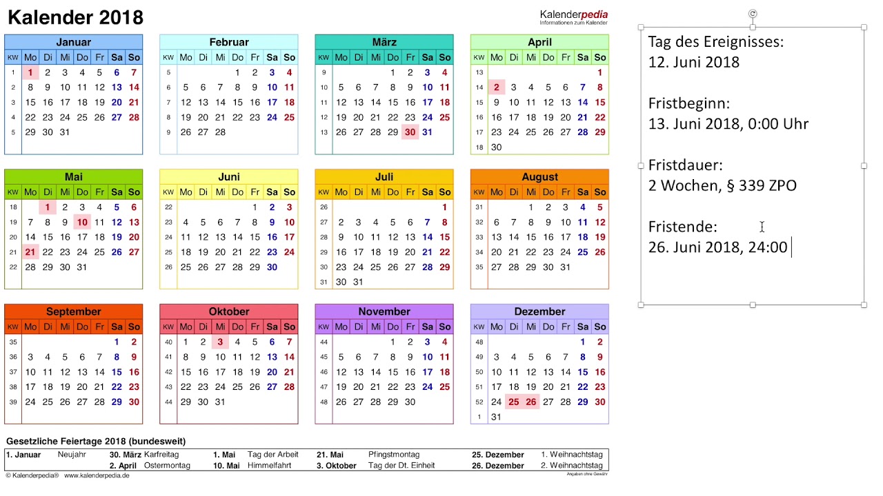 Fristenberechnung