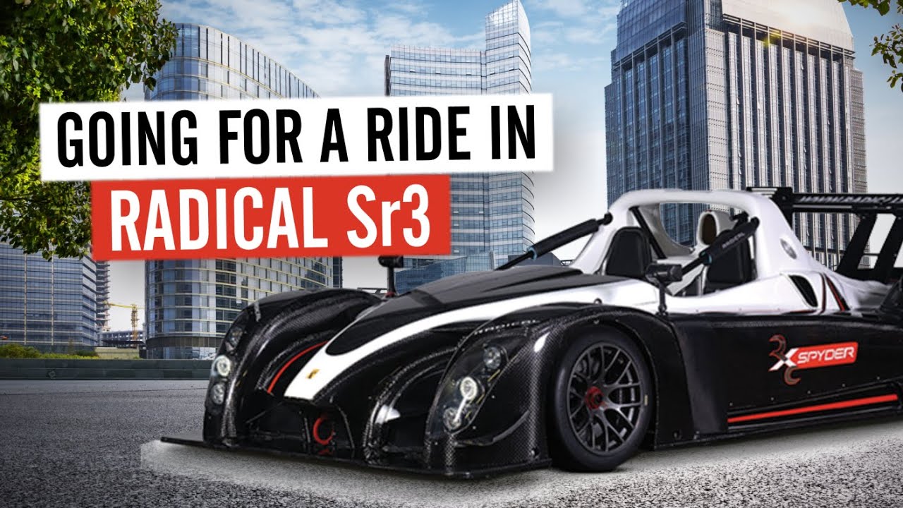 Heading to Caffeine & Octane in the Street Legal RADICAL SR3! - Startup and Drive!