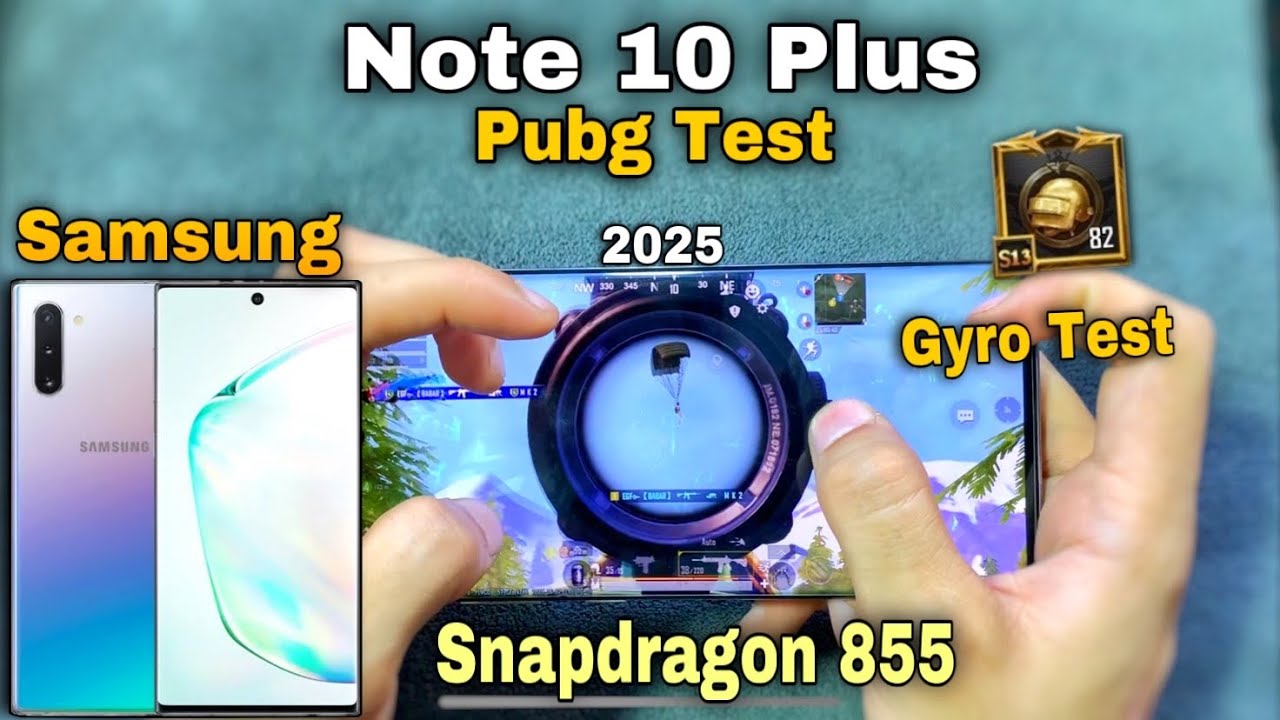 Samsung Note 10 Plus Pubg Test😨😤| Samsung Note 10 Plus Pubg Fps Test | Battery & Gyro Test