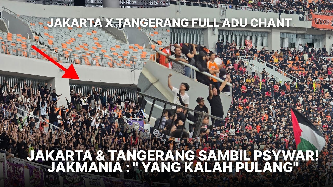 JAKARTA X TANGERANG ! Full Psywar & Gojekan Kedua Suporter ADEM AYEM