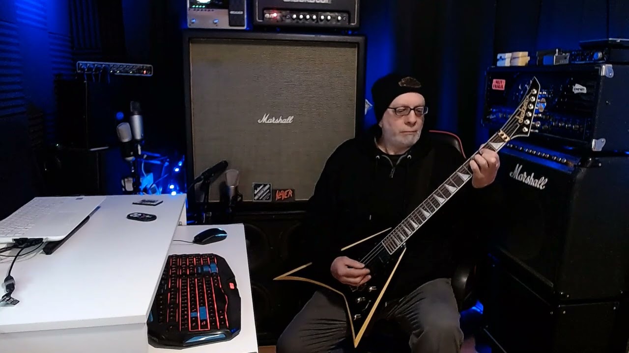 Ronnie J  Dio and The Rods - Metal Will Never Die - Cover ( guitarra de ritmo )