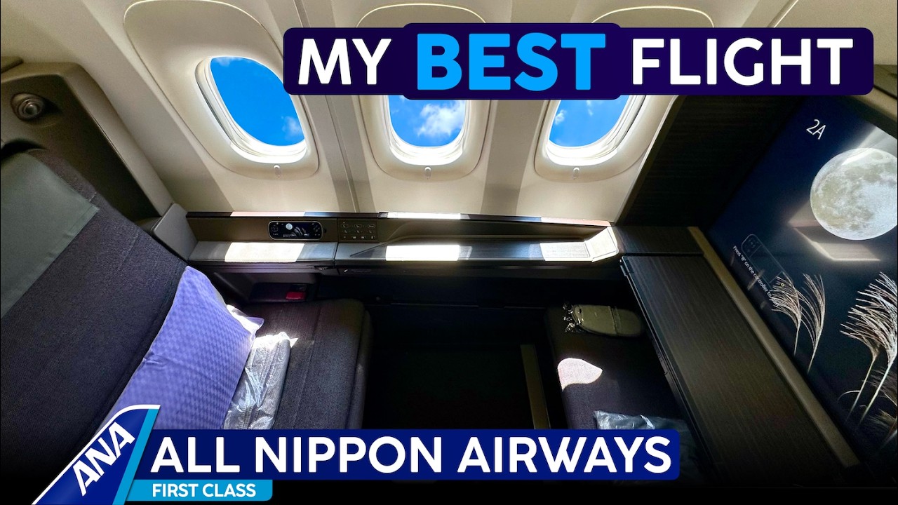 ANA 777 First Class Trip Report【Tokyo to New York】✨ BEST Flight of My Life! ✨