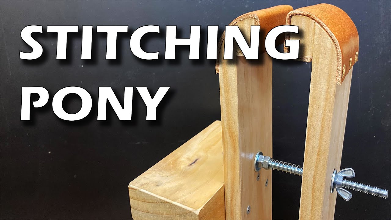Making a Leather Stitching Pony #WoodJigs21