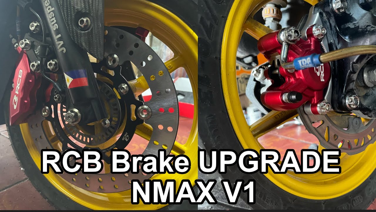 NMAX V1 Brake UPGRADE RCB R1 4pot R55 2pot E3+ Brakemaster