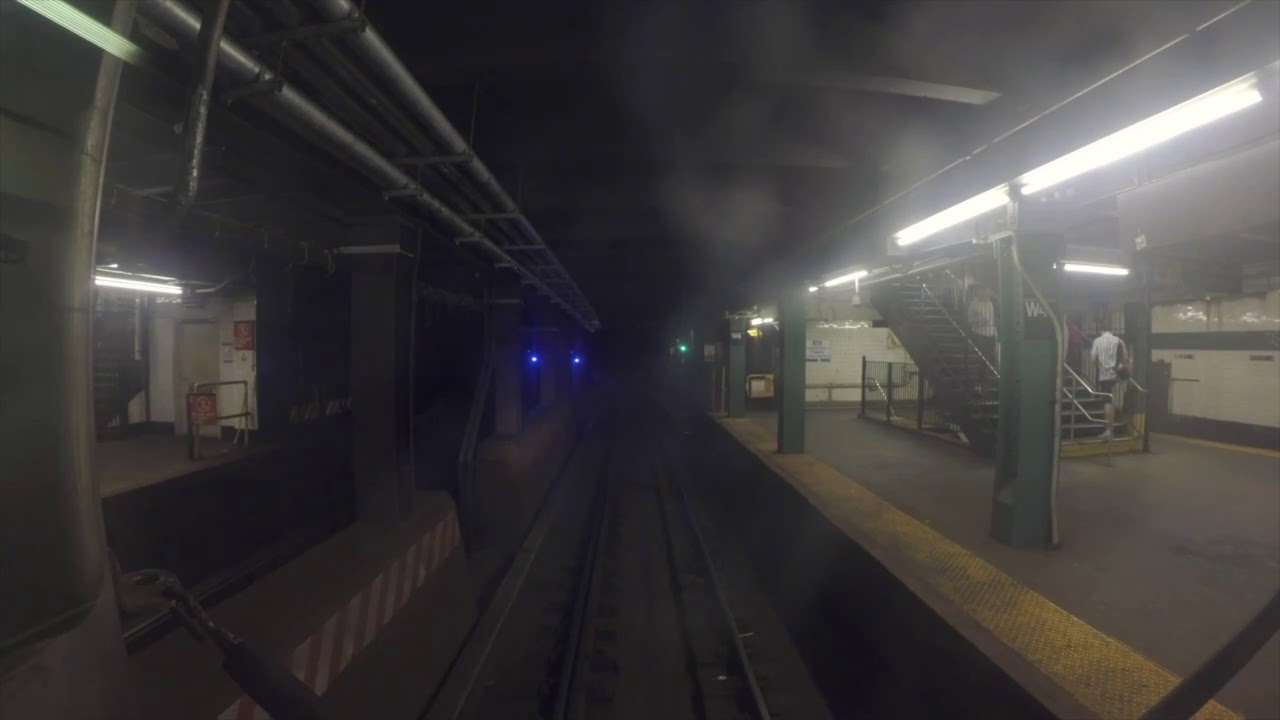 NYC Subway Timelapse | Far Rockaway - Mott Ave to Inwood - 207th Street | (A) Line