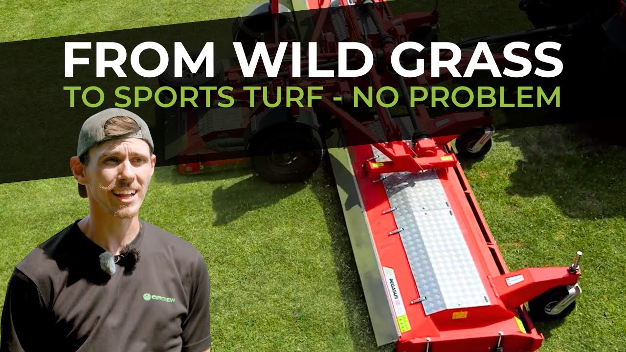 Cutting Costs, Not Corners | Trimax Pegasus S5 SR (Single Roller) Mower | #groundsmaintenance