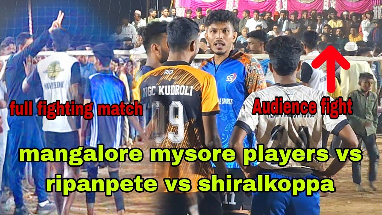 mangalore & mysore players vs ripanpete & shiralkoppa players pilix saiyad sharan prajwal supiyan