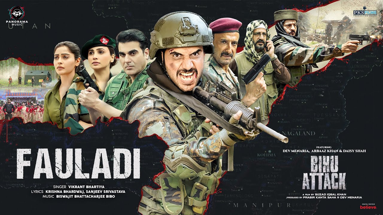 Fauladi (Song) Bihu Attack | Dev Menaria, Arbaaz Khan, Yukti Kapoor | Vikrant B | In Cinemas Now