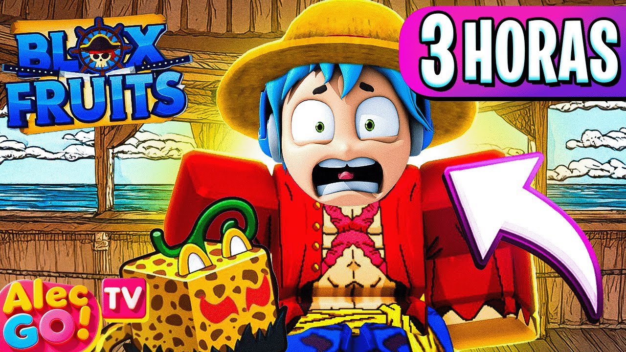 FINALMENTE BLOX FRUITS! 🍇 E MAIS 3 HORAS DE AVENTURAS INSANAS NO ROBLOX ( Alec GO! #TV)
