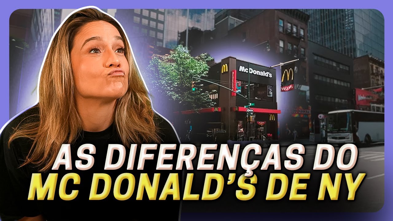 Provei mais um Mc Donald's pelo mundo e OLHA SÓ o que tem no de Nova York!!!🍟| Vou Lá e Te Conto!