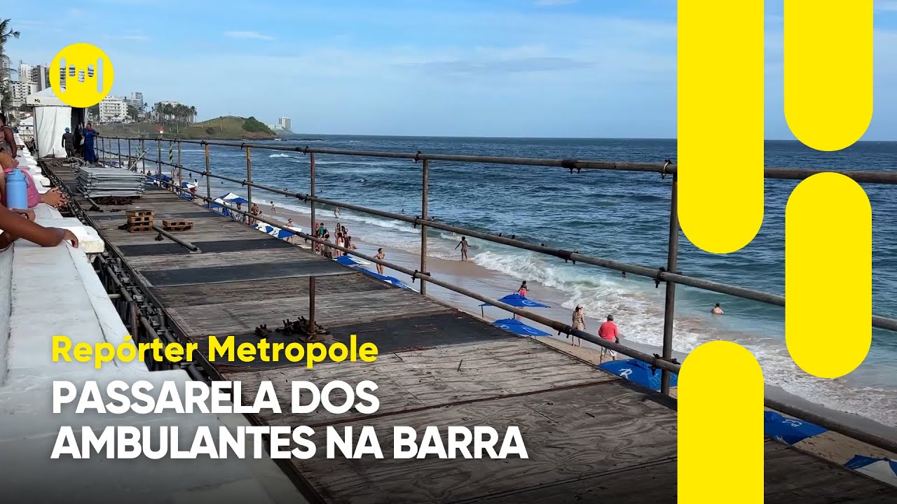 Repórter metropole: Prefeitura assusta moradores com intervenção na praia da Barra para o Carnaval