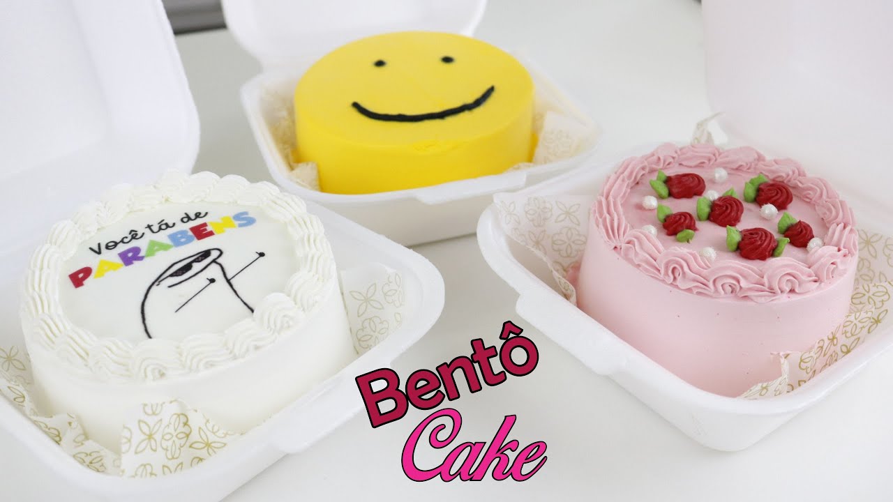 BENTÔ CAKE (A Aula Mais Completa)🎒🍰 PARTE 1 CHANTININHO - Mini Bolo na Lancheira
