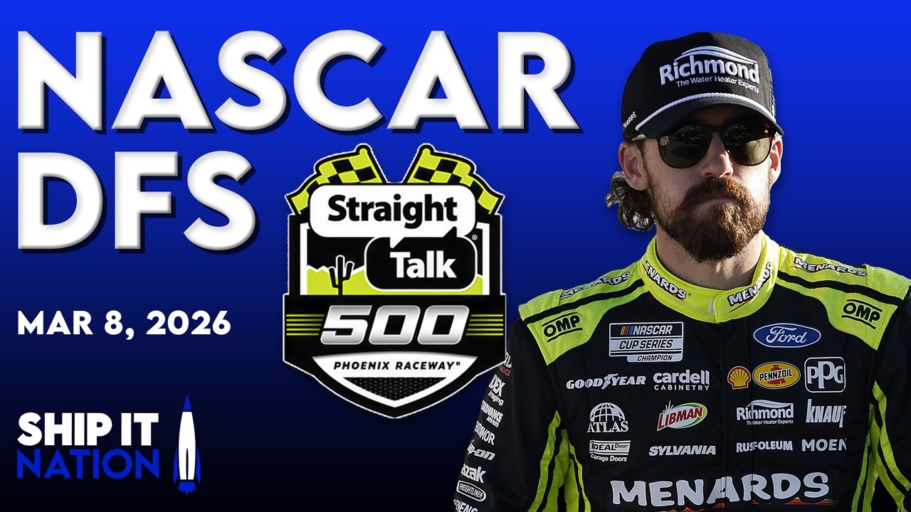 NASCAR DFS - Straight Talk Wireless 500, 2026 | DraftKings Drivers, Dominators & Place Differential