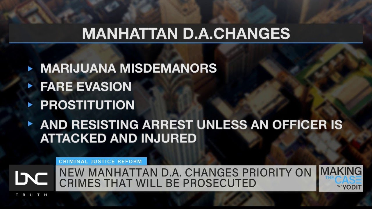 New Manhattan DA Alvin Bragg Changes Priority on Prosecutorial Crimes