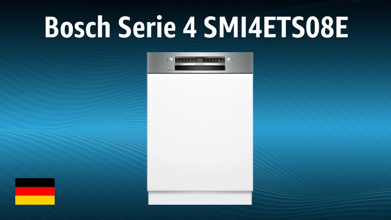 Geschirrsp&uuml;ler Bosch Serie 4 SMI4ETS08E | TEST | Deutsch