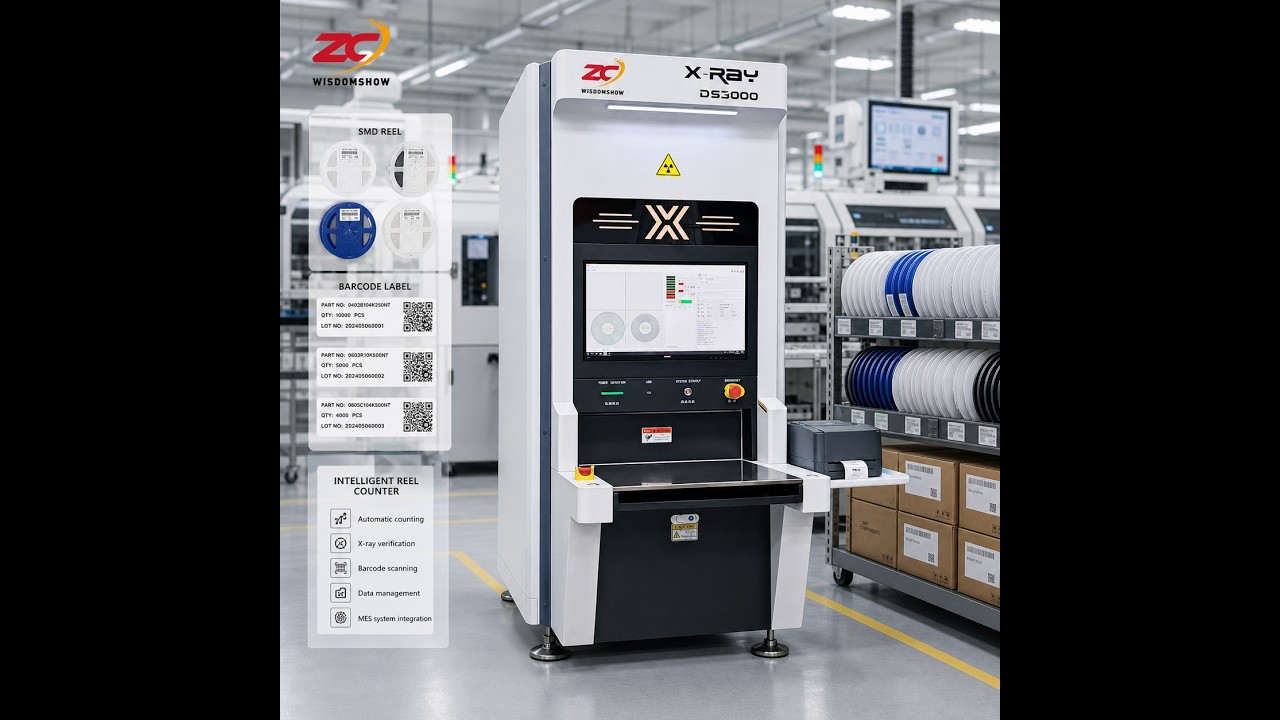 DS-3000 X-Ray Counter Machine for SMT Inventory Management | Fast & Accurate Reel Counting
