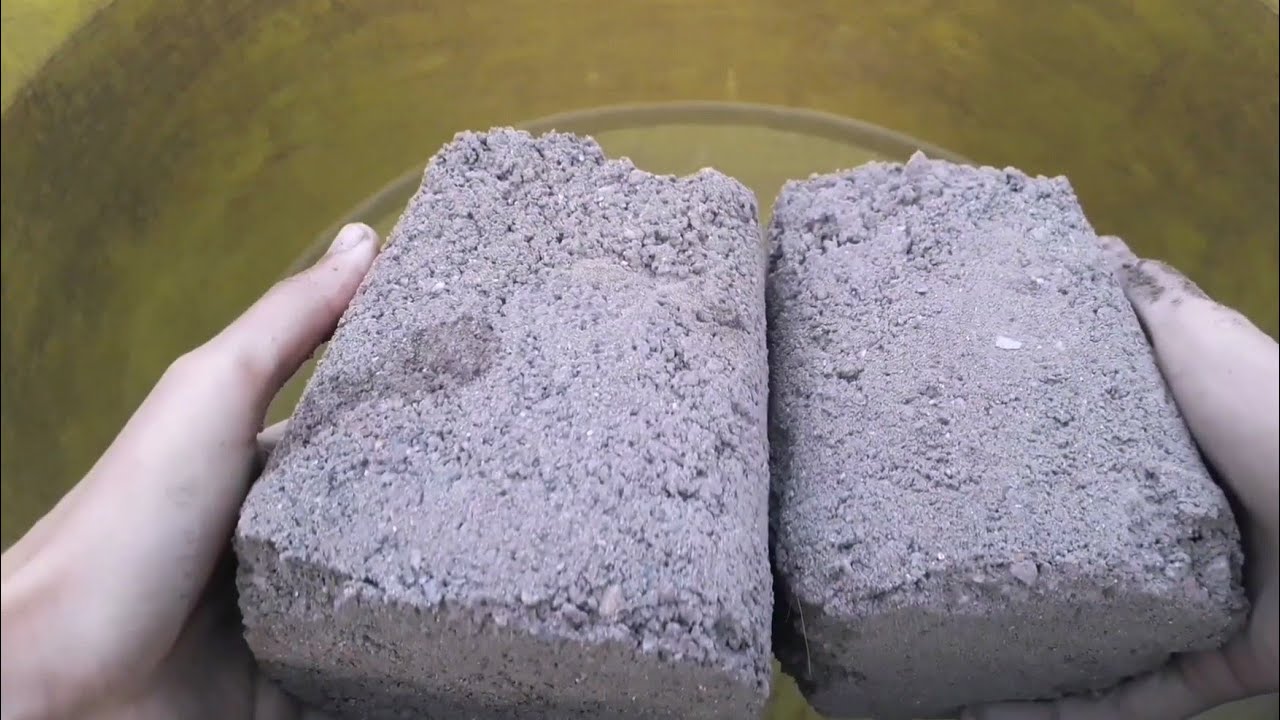 Hand made gritty texture crumbling in lots of water 💦💦+floor dry crumbling 😍💦