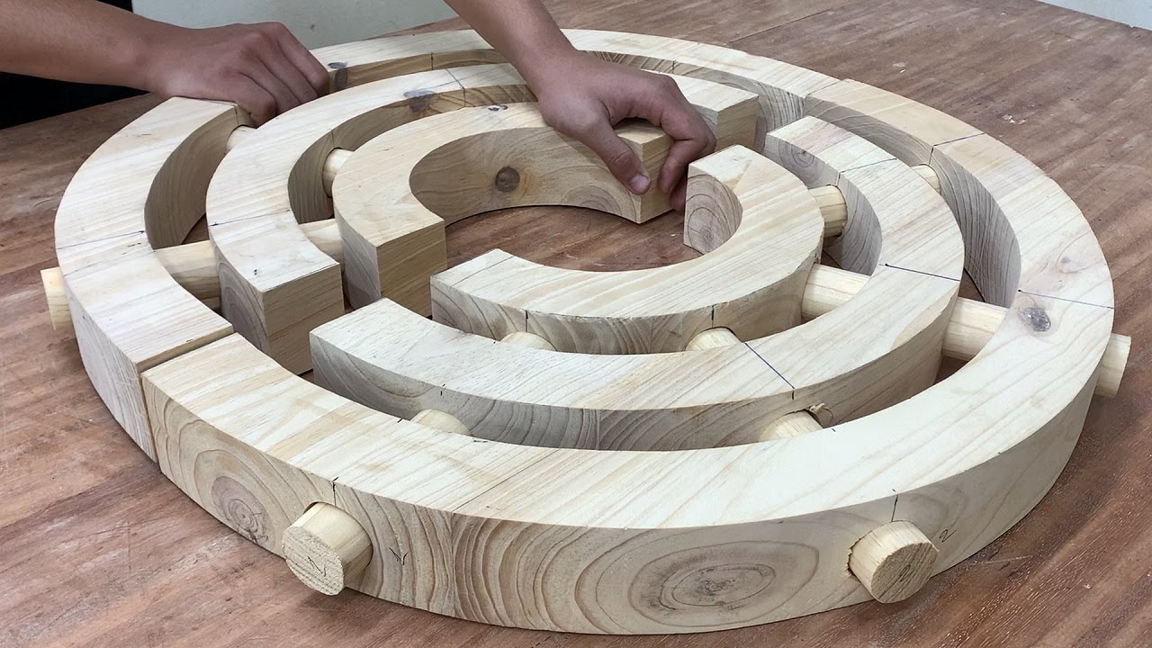 Craft Wood Design And Processing Ideas // Creative And Extremely Unique Wooden Tea Table