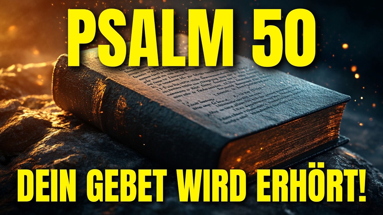 Psalm 50 erklärt: Wie du Gottes Verheißungen aktivieren kannst!