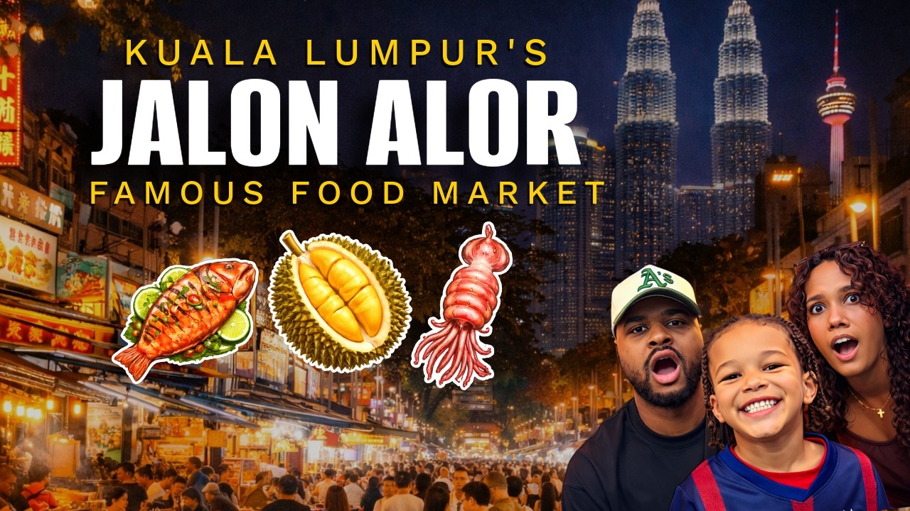 We Took on Malaysia’s Wildest Food Street 🇲🇾 (Jalan Alor)