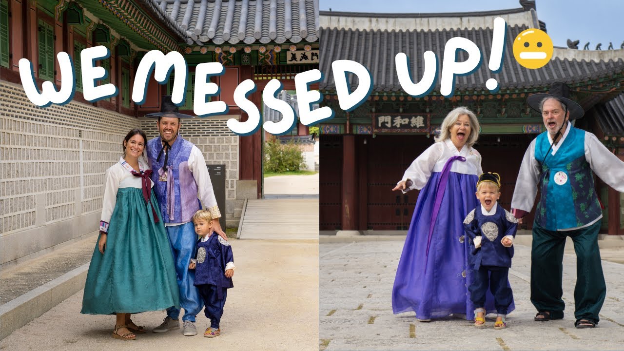 WEARING HANBOKS IN SEOUL 🇰🇷+ goodbye, Ten & Eleven! :(