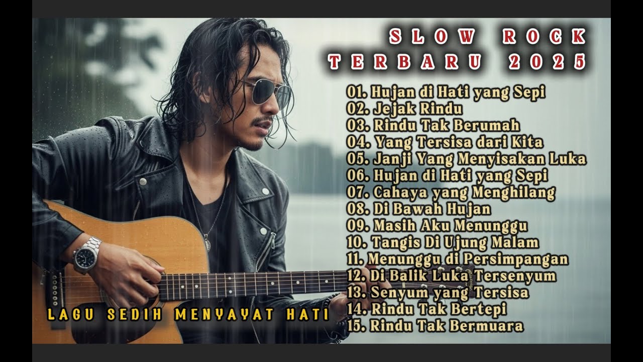 LAGU SLOW ROCK MELAYU TERBARU 2025 / Paling Sedih Menyayat Hati / Slow Melayu🎶Jejak Rindu