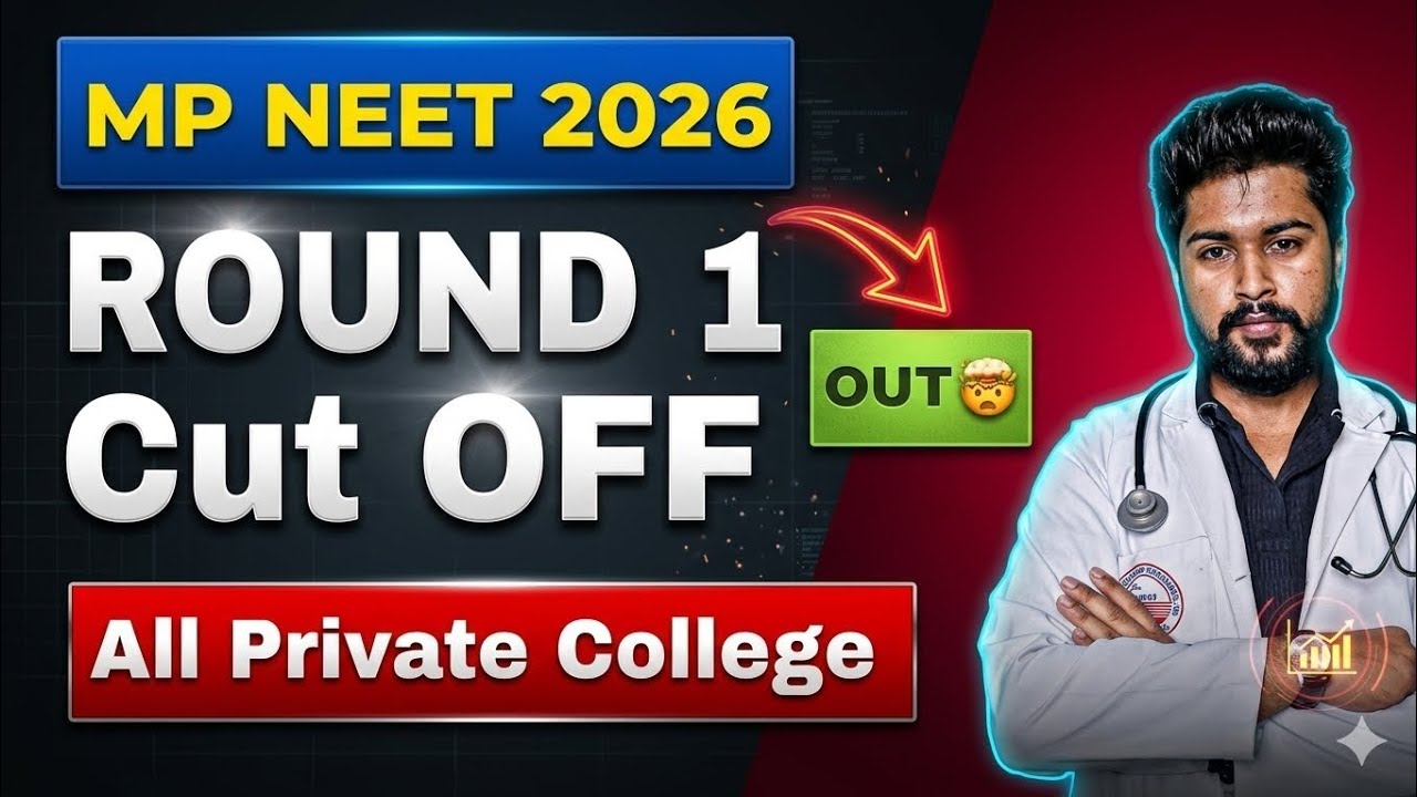 MP NEET Round 1 Allotment OUT! 🚨 Private MBBS Cut-off Shocking? 😱 What to do Next?