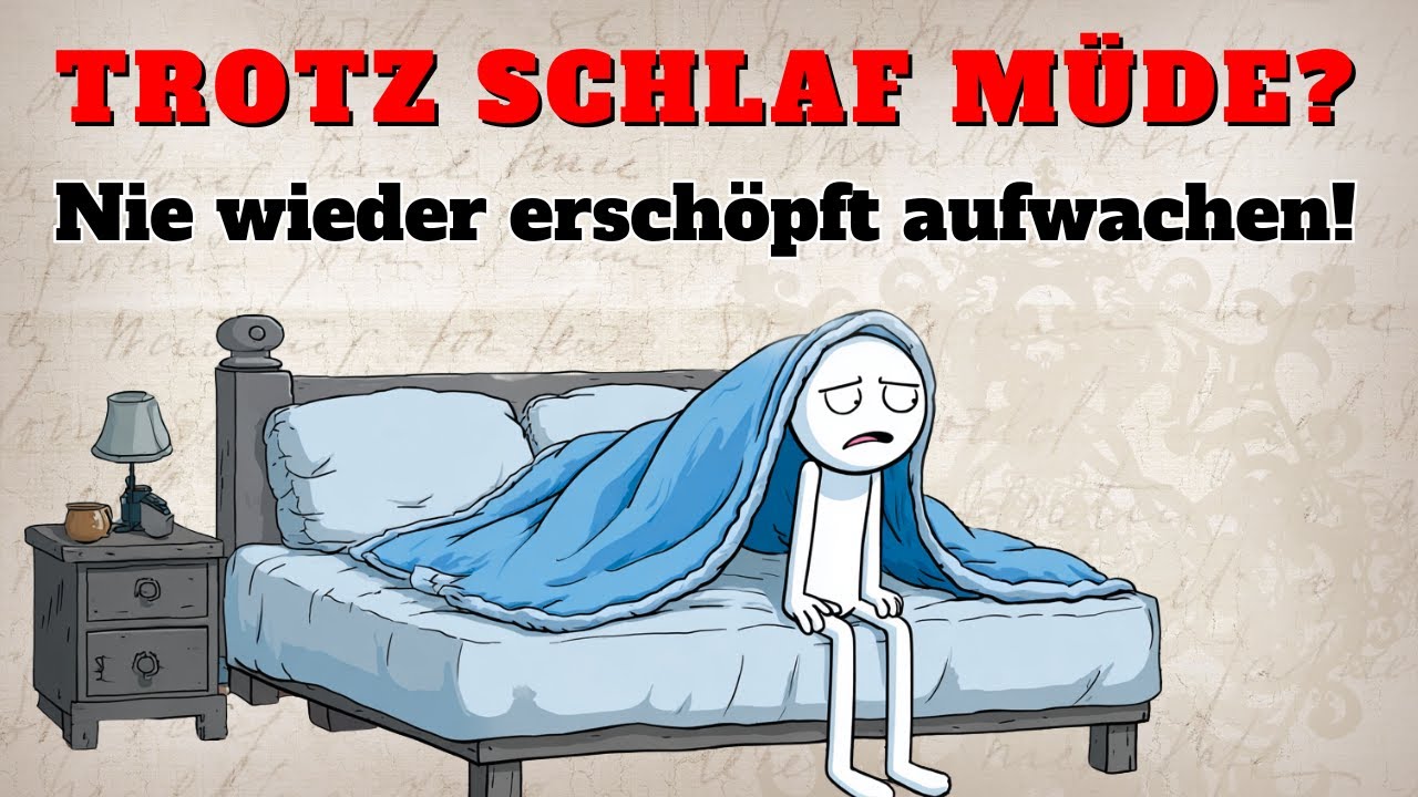 Ich war müde trotz genug Schlaf – dann half mir das!