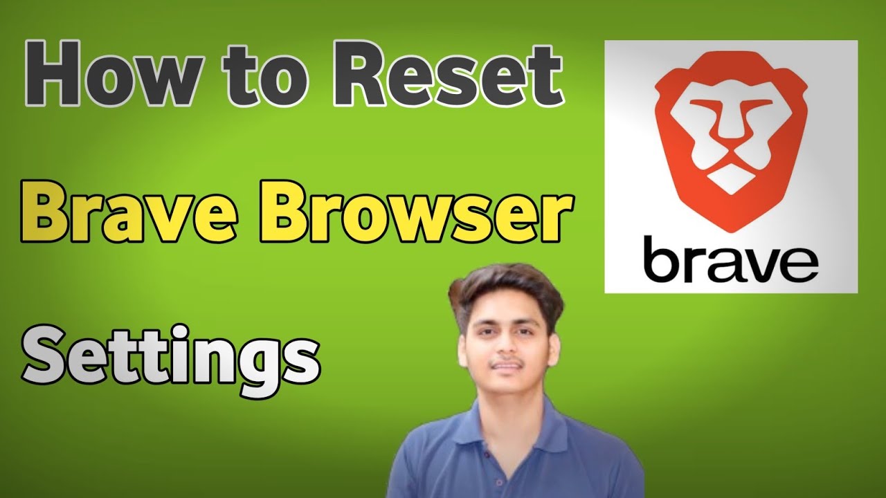 How to reset Brave browser settings on android | Brave browser setting reset kaise kare