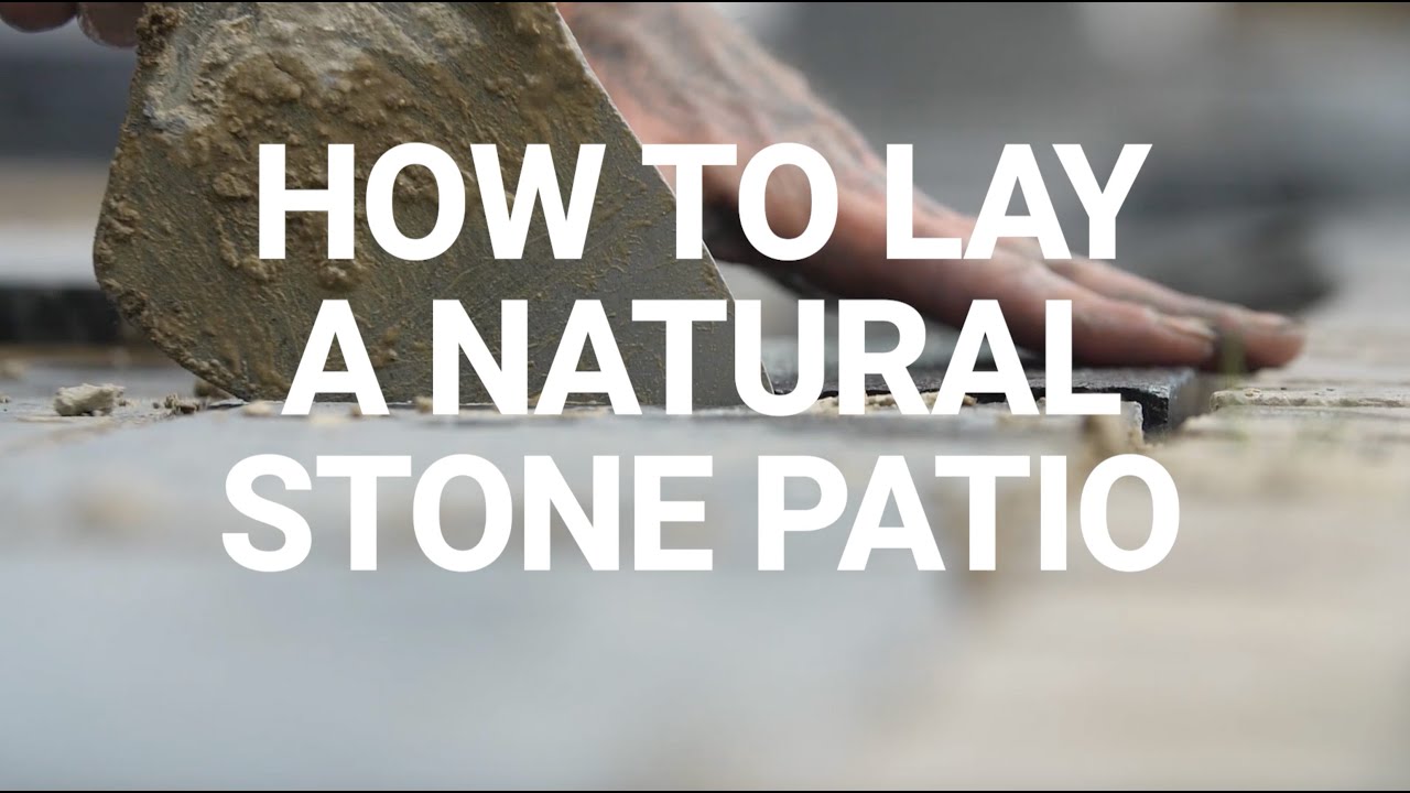 How To Lay a Natural Indian Stone Patio in a Random Pattern with MPAC