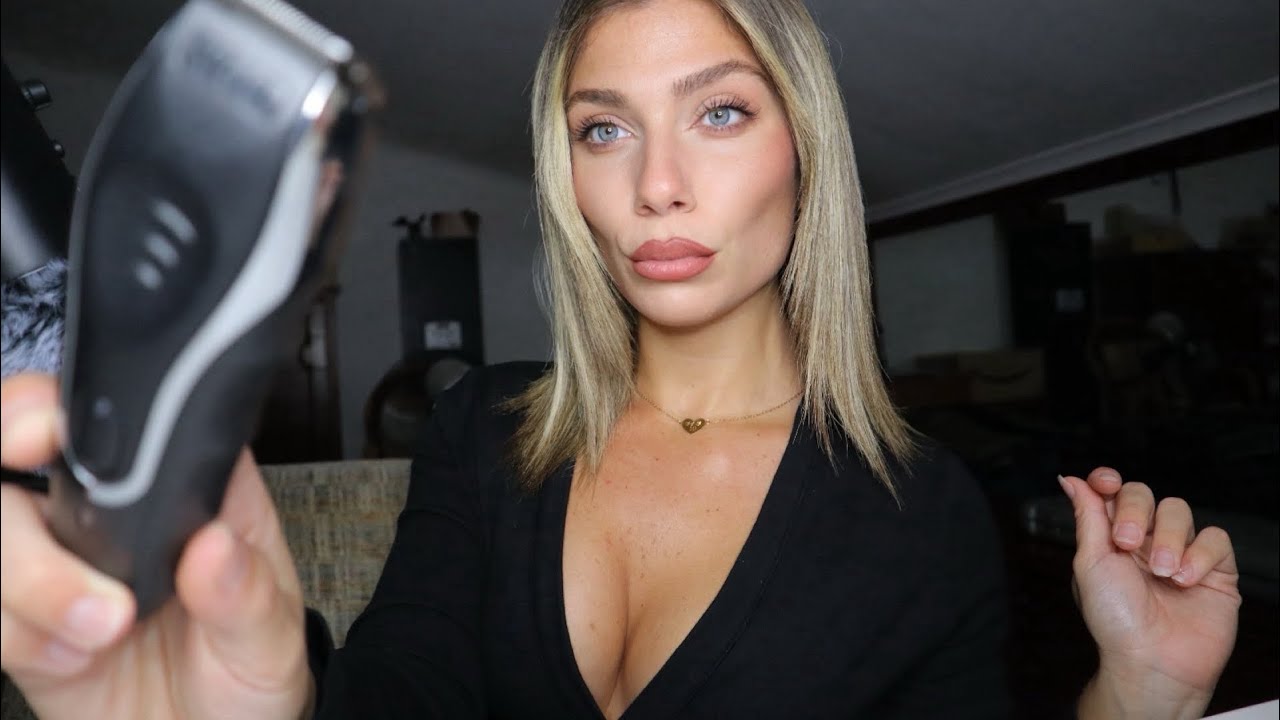 Ti raso barba e capelli ASMR ROLEPLAY (white noise razor)💈