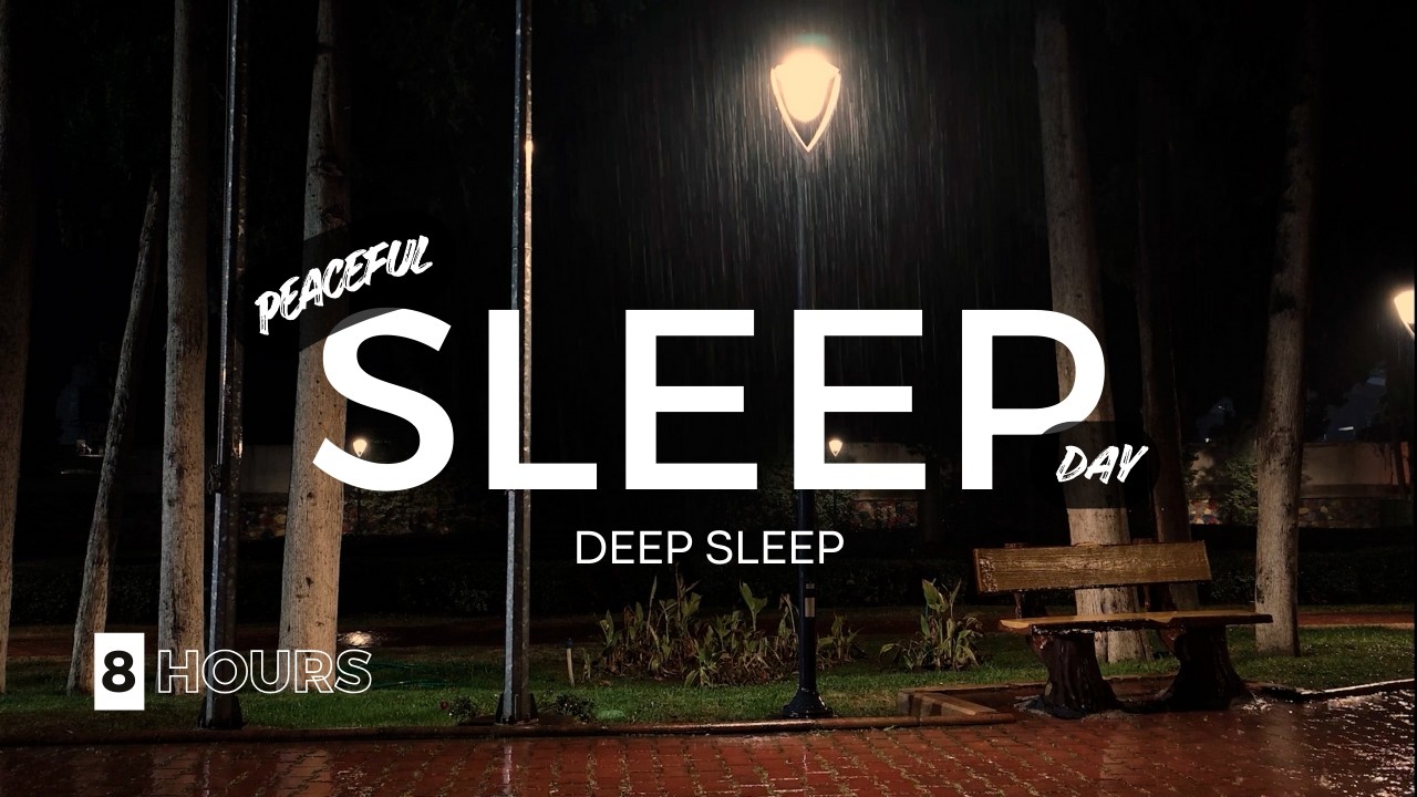 Severe Night Rain for Deep Sleep | Instant Sleep, Anxiety & Insomnia Relief