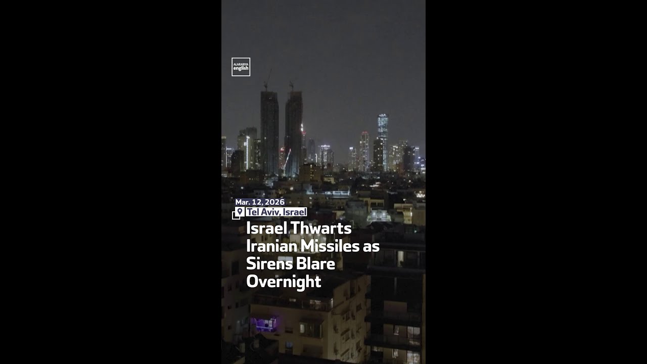 Israel Thwarts Iranian Missiles as Sirens Blare Overnight