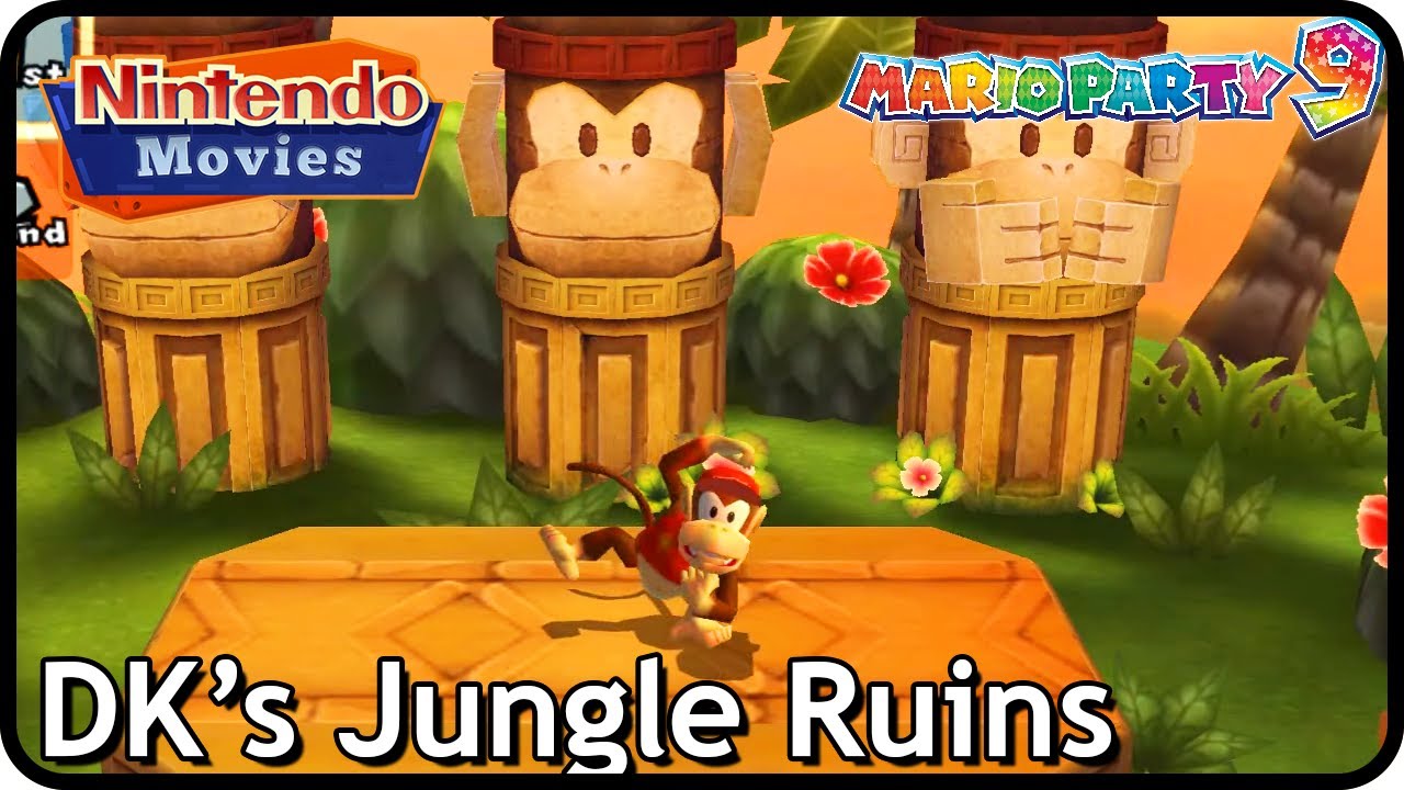 Mario Party 9 (Mod): DK's Jungle Ruins (2 Players, Diddy Kong vs Lakitu)