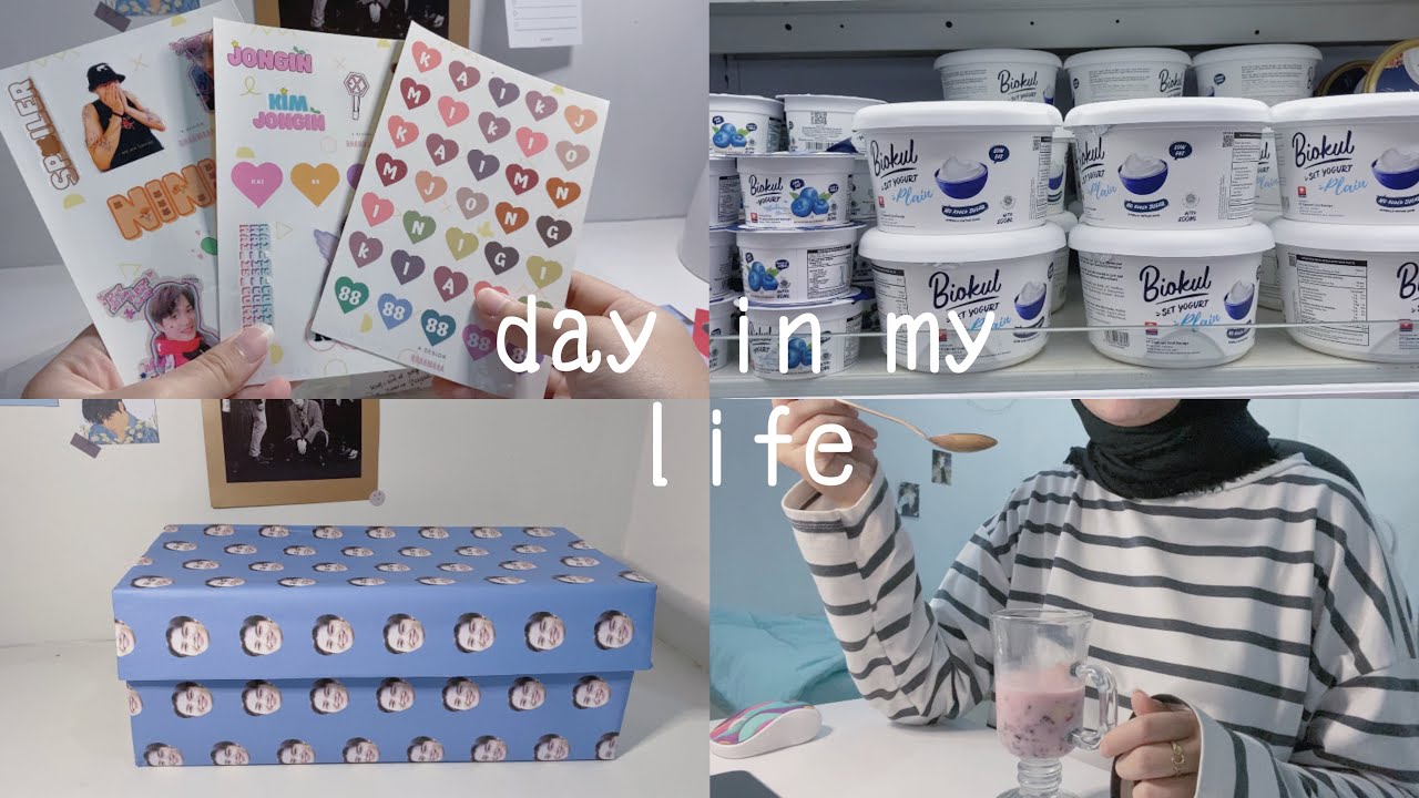 day in my life 🌈 grocery shopping unboxing birthday celebration | Indonesia