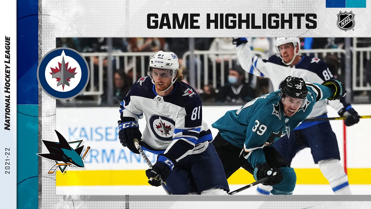 Jets @ Sharks 10/16/21 | NHL Highlights