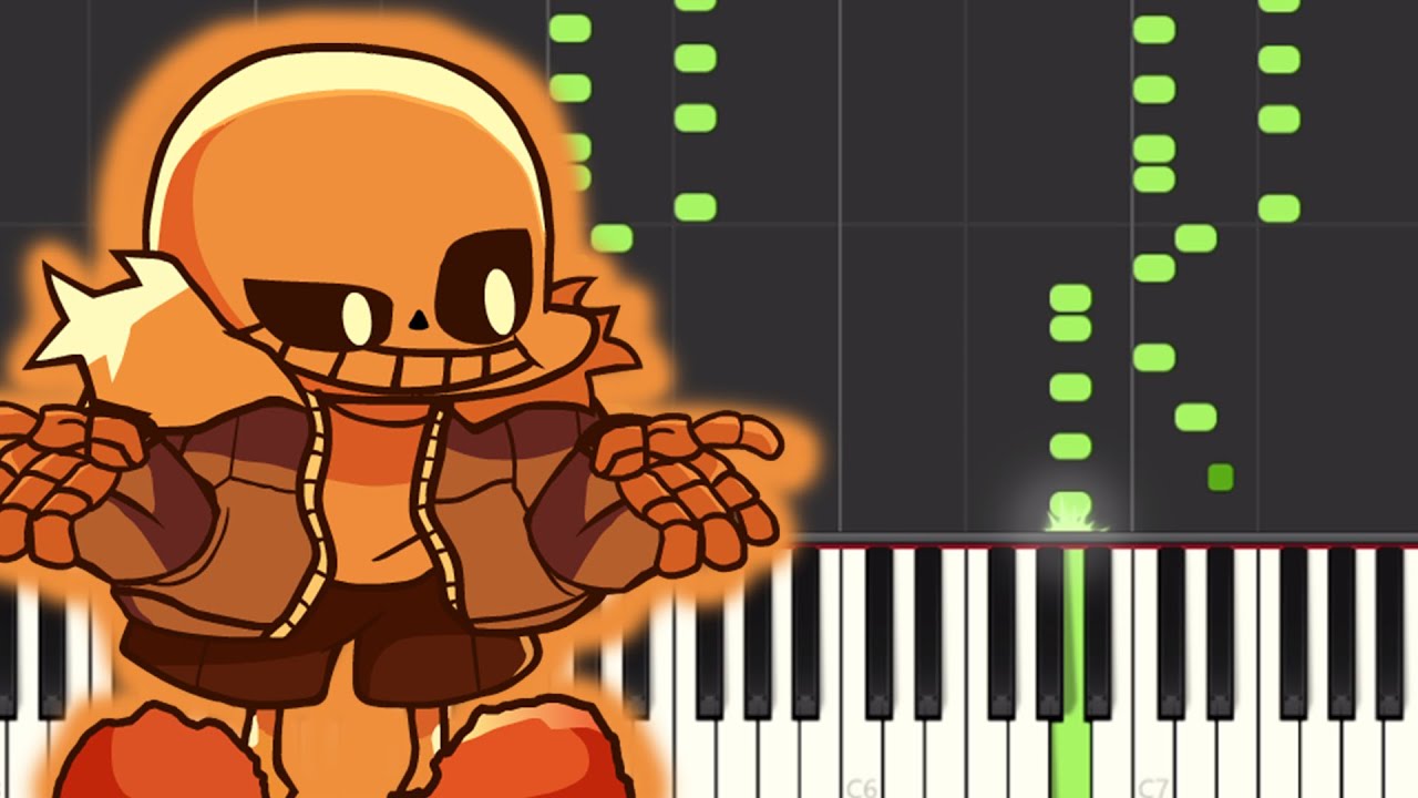 FNF Sansational - Piano Midi