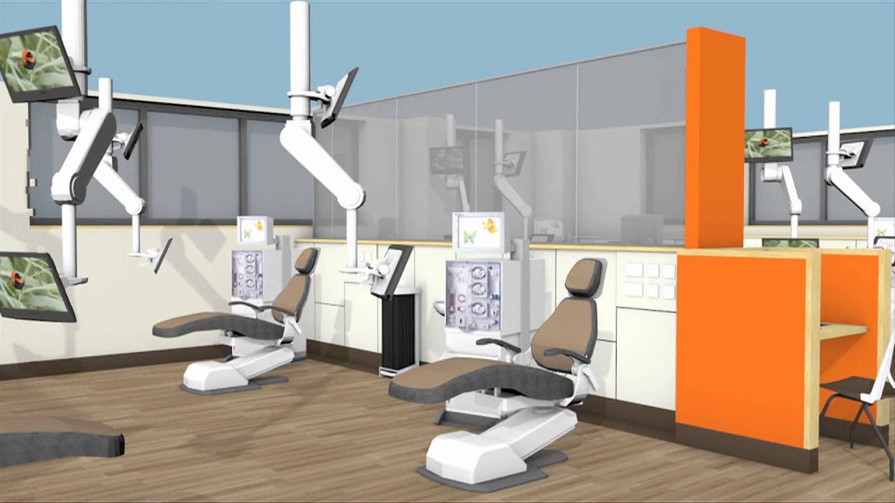 Dialysis unit fly-through