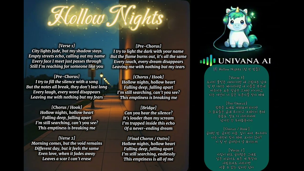 [Emotive Pop] Raira – Hollow Nights (dream pop @univana2025)
